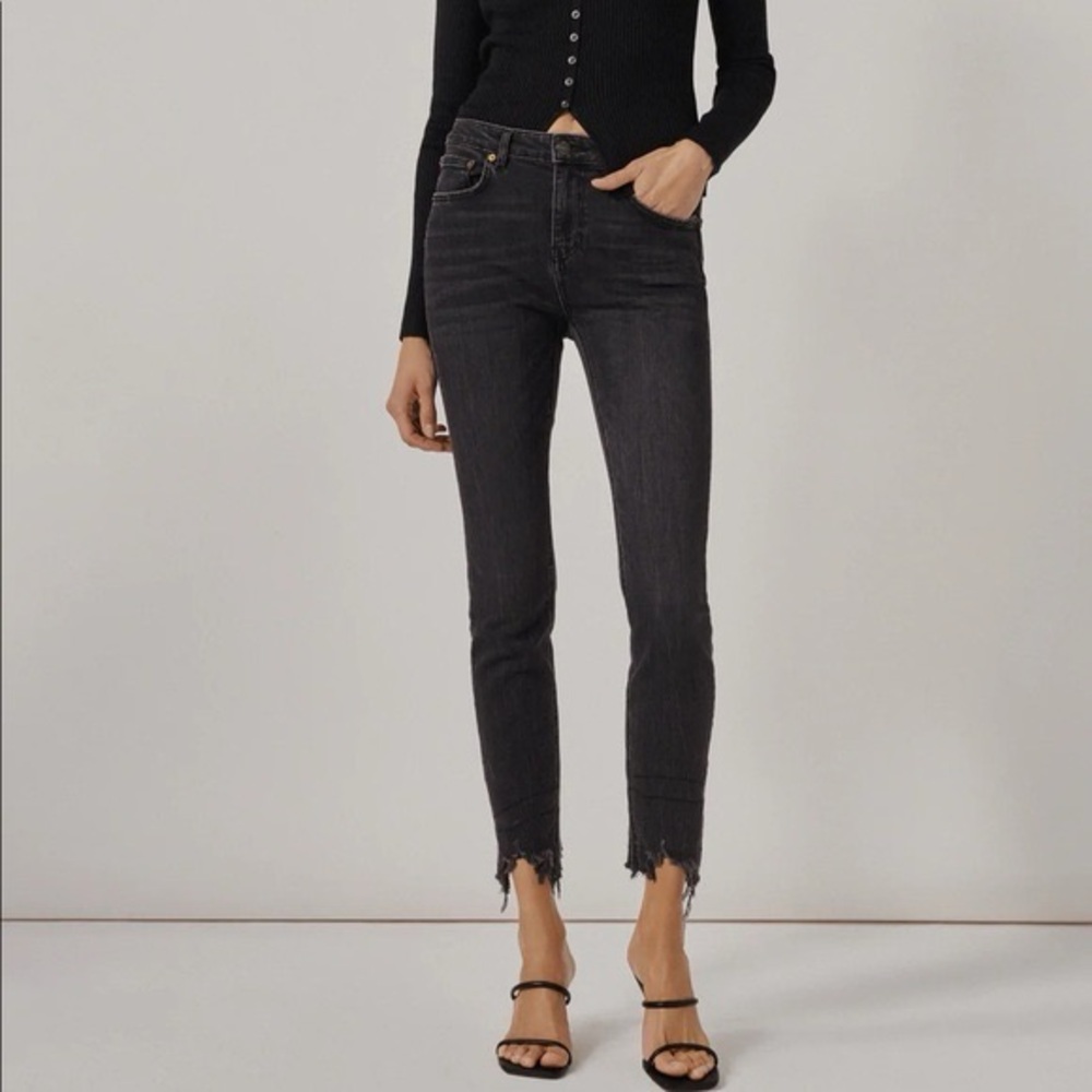 ZARA THE SKINNY DENIM IN PEARL BLACK